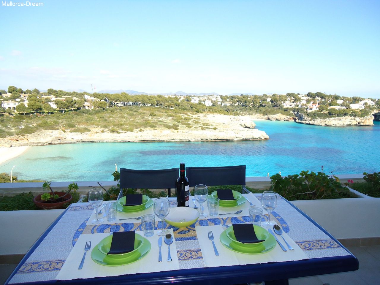 Cala Mandia: Meerblick Apartment 