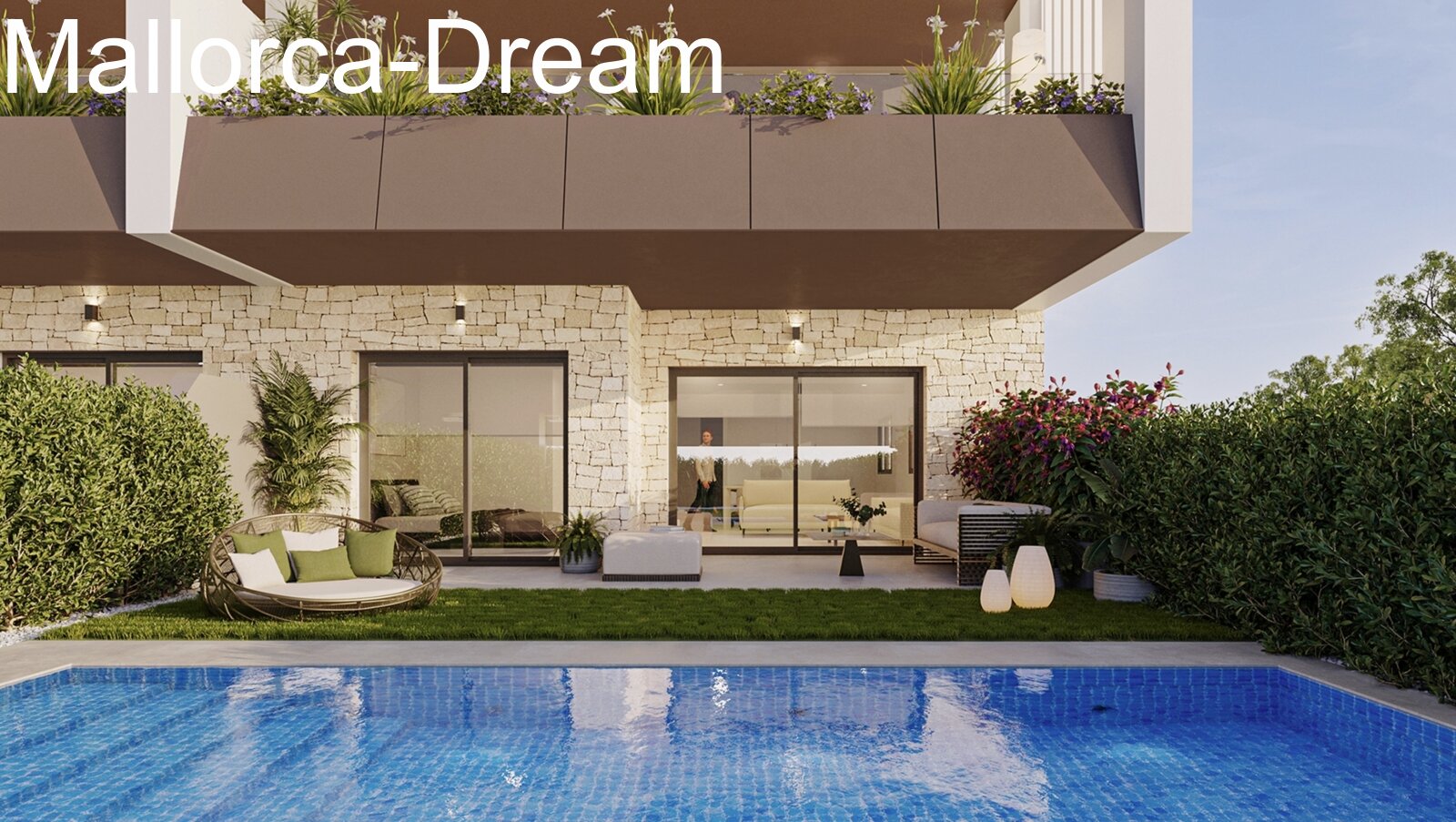 Colonia de Sant Jordi: Exklusive Duplex-Wohnung mit großer Terrasse – Neubau in Strandnähe 